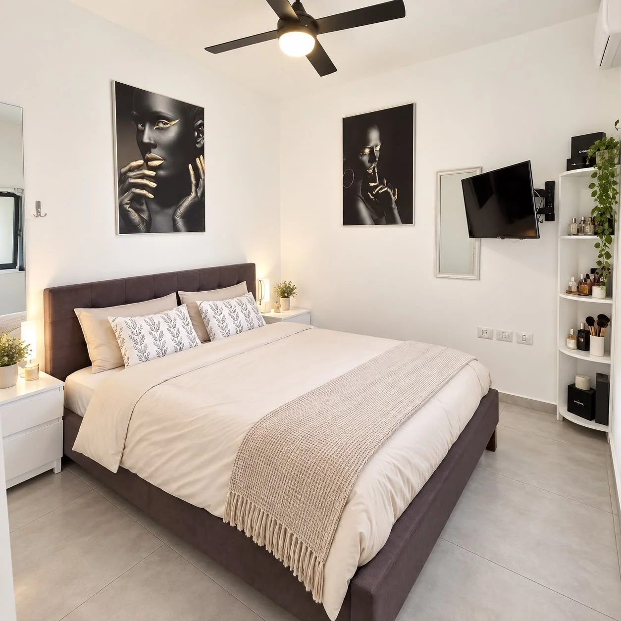 Chambre parentale élégante