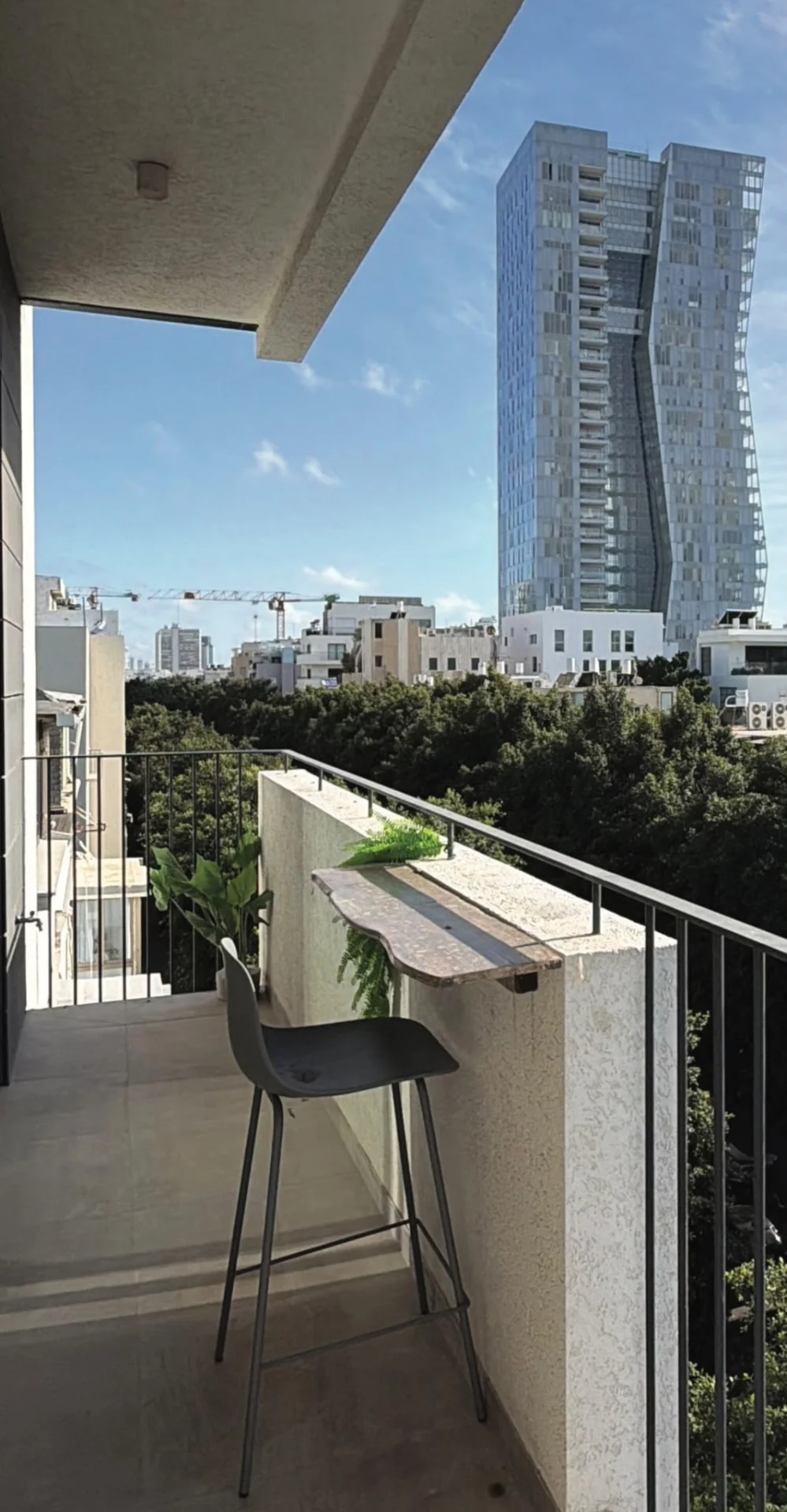 Intérieur de l'appartement, rue Dizengoff